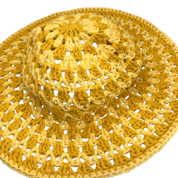 Crochet Bucket Hat | Mustard Yellow main image 6